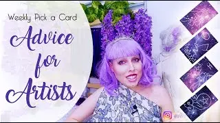 🔮🌙Tarot PICK A CARD Message for Artists🎨🎭 - Advice to Succeed or Start (Access YOUR Creative Talent)