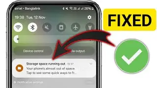 Storage space running out || Fix Storage space running out Problem