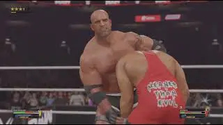 WWE 2K25: BRON BREAKKER VS GOLDBERG  WWE RAW FULL MATCH