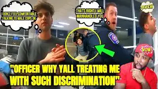 Police Surprise Entitled Delusional Male Karen Stealing Airport Luggage, Ends Horribly