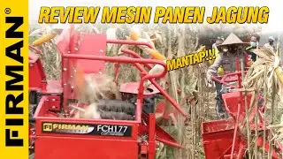 PETANI WAJIB NONTON‼️ REVIEW MESIN PEMANEN JAGUNG FIRMAN FCH177 di Acara Panen Raya Kabarhakam Polri