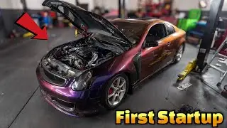 HR Swapped G35 Coupe First Start UP | Giveaway Soon!