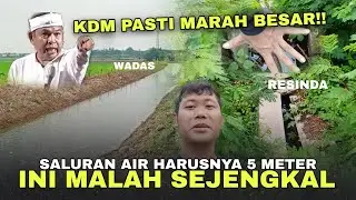 INI PARAH SIH‼️DITEMUKAN SALURAN AIR CUMA SEJENGKAL DI RESINDA, SEHARUSNYA 5 METER❓️