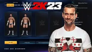 WWE 2K23: How to Create CM Punk #wwe2k23 #cmpunk