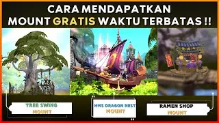 Cara Mendapatkan GOLD APPLE TREE SWING Mount, HMS DRAGON NEST Mount, RAMEN SHOP Mount - Dragon Nest