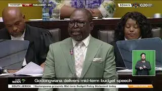 Gofongwana Delivers mid-Term budget speech 