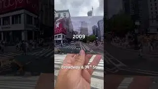 Broadway and 34th Street Pedestrian Plaza in New York City