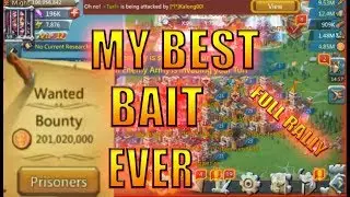 SOLO TRAP VS FULL RALLY - 200M GOLD RANSOM - FURY - LORDS MOBILE