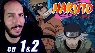 ¿Es tan buena como dicen? | Reacción a NARUTO por PRIMERA VEZ ep 1 y 2