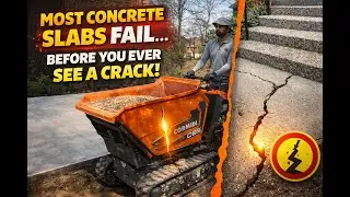 Most concrete slab fail before you ever see a crack