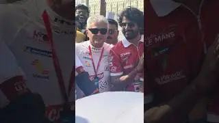Sivakarthikeyan Meets Ajith Kumar at Dubai Race Track