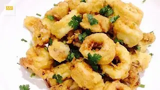 Super Crispy Tempura Squid | Calamari Rings