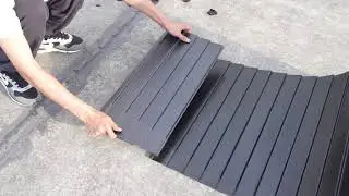 Installation instructions for large roofs