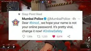 Mumbai police troll me #binod /paytm uses my name
