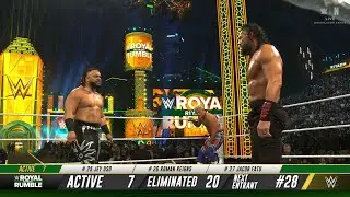 Roman Reigns RETURN ELIMINATES Jacob Fatu Mens Royal Rumble Match | WWE Royal Rumble 2026 Highlights