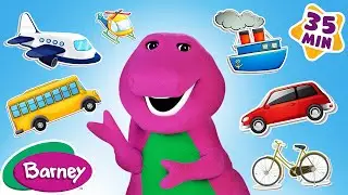 🚗 Transportation for Kids | Trains, Cars, Trucks, Planes & Boats 🚆✈️ Barney the Dinosaur