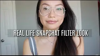 Snapchat Glasses Filter Makeup Tutorial