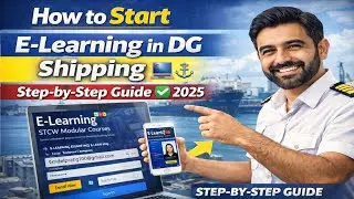 How to Start E-Learning in DG Shipping 💻⚓ | E-Learning Kaise Start Kare Step-by-Step (2025) ✅ part 2