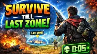 Free Fire BR Rank 😎 Trying Surviving Till Last Zone In Heroic Lobby 