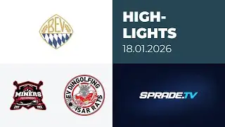 18.01.2026 - Highlights - Peißenberg Miners vs. EV Dingolfing