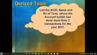TSQL Session  32 SQL Server   Derived Tables and Interview Qns on Get New Customers