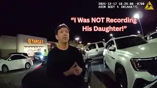 I'm Not Recording His Daughter With My Phone | Police Body Cam of Paul Correa