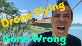 I LOST MY DRONE ON AN ABANDONED SHIP! URBAN EXPLORING GONE HORRIBLY WRONG! RESCUE MISSION COMMENCE!