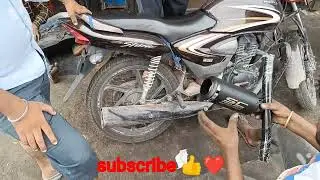 honda shine exhaust#honda @ckvlogssmarty