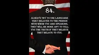 Use This Conversation Trick of Relating Language to Get the Truth - Deception Tips Video 84