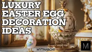 Роскошные идеи украшения пасхальных яиц | DIY Элегантный и потрясающий декор на Пасху 2025
