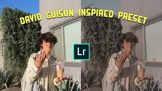 DAVID GUISON INSPIRED PRESET | FREE LIGHTROOM PRESET TUTORIAL