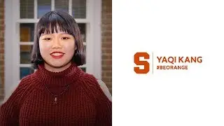 #BeOrange: Meet Yaqi