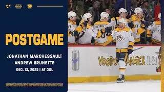 Jonathan Marchessault & Andrew Brunette - Postgame: Dec. 13, 2025