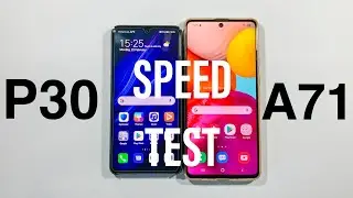 Huawei P30 vs Samsung A71 Comparison Speed Test