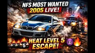 Escaping Heat Level 5 Like a Pro 🚀 | NFS MW 2005 LIVE