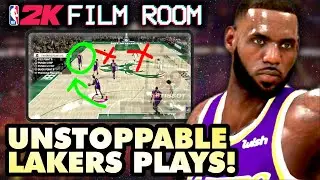 2K Film Room: Ultimate LAKERS Money Plays Breakdown! | NBA 2K20 