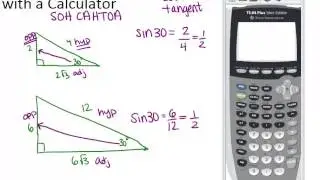 Trigonometric Ratios with a Calculator: Lesson (Geometry Concepts)