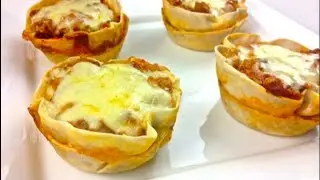 LASAGNA CUPCAKES