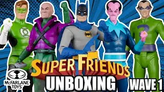 McFarlane’s Super Friends Figures Wave 1 a Review and Unboxing: Nostalgic Action Figure Gold!!