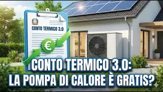 Pompa di Calore e Conto Termico 3