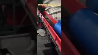 How 200L Plastic Drums Are Recycled into Raw Granules? ♻️ | Industrial Process