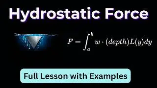Гидростатическое давление и сила жидкости | Приложения Calculus II