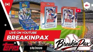BreakinPax is LIVE!! Our First 2025 Topps Archives Hobby Box and some Update Blasters and Hangers!