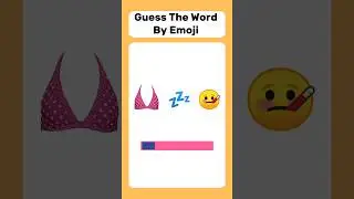 Guess The Word By Emoji Challenge | #shorts #challenge