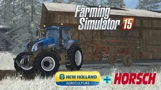 Farming Simulator 15 - New Holland T8435 (By STv Modding) + Horsch Terrano 5 FM