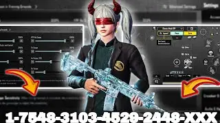 NEW UPDATE 4.0.0🐇BEST SENSITIVITY CODE + CONTROL SETTINGS BGMI/PUBG MOBILE