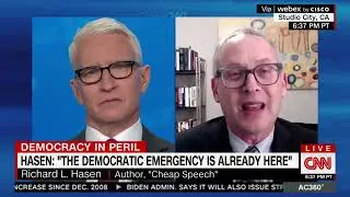 Rick Hasen Interview by CNN's Anderson Cooper on Jan. 6 Anniversary and Lessons for U.S. Democracy