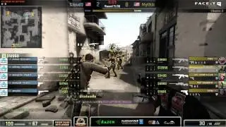 Cloud 9 vs Mythic - Dust 2 (FACEIT 2015 League)