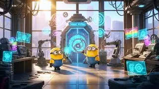 Minions Open a Magic Portal and Trigger a Wild Lab Disaster 😂🌀 | Funny Minion Animation