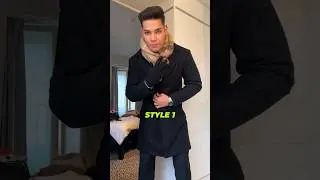 Proper way to wear your muffler 😍 #muffler #winterfashion #hacks